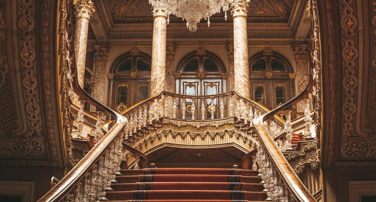 The Staircase of the Dolmabahçe Palace